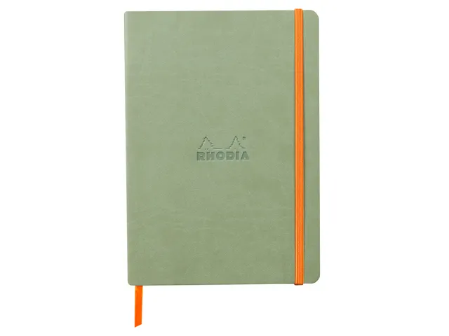 Carnet de notes Rhodia A5 ligné 80 feuilles 90g céladon