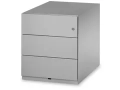 Mobiel Ladenblok 495X420X565Mm 3Laden Cilinderslot Zilver