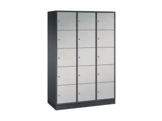 grootvolume-lockersysteem,HxBxD 1950x1220x500mm,3x5vakken,cil.-slot - 2