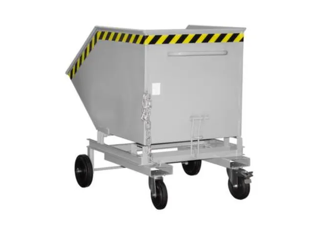 Kiepwagen,waterdicht,HxLxB 1220x1390x1070mm,0,6m³,draagverm. 300kg