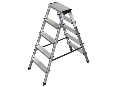 Lichte Universele Trapladder Tweezijdig 1.18m H 0 86m 2x5treden