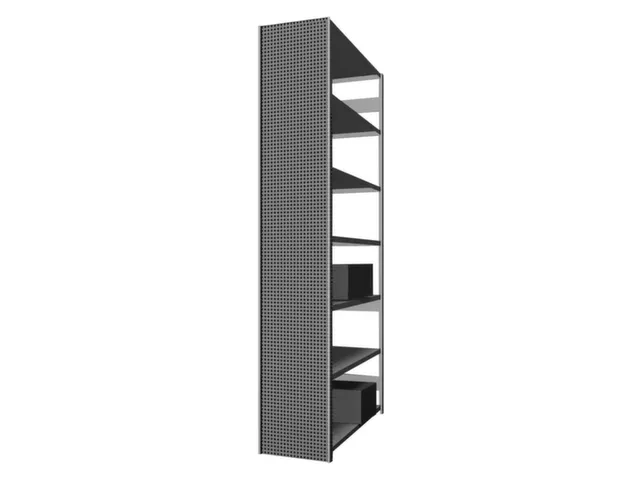 paroi latérale,p. rayonnage sans boulons,HxP 3000x500mm,acier,RAL7035
