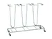 Support Sacs De Tri Sélectif 3Sacs De 70L Laqué Fixe