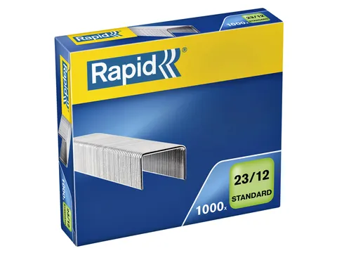 Nieten Rapid 23/12 gegalvaniseerd standaard 1000 stuks