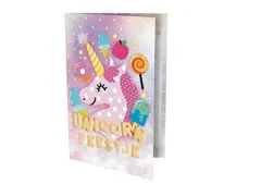 Uitnodigingen Eenhoorn 17.5x12.2cm