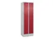 locker voor scheiding van kleding,HxBxD 1950x600x500mm,2vak