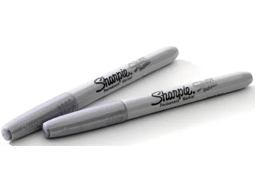 Permanente Marker Metallic, Fijne Punt, Zilver