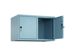 opzetkast,v. locker,2vak.,vak B 400mm,HxBxD 500x800x500mm,draaigrendel