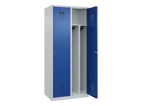 locker voor scheiding van kleding,HxBxD 1850x800x500mm,2vak