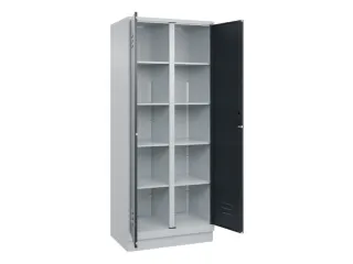 wasgoedverdeelkast,HxBxD 1950x800x500mm,vak B 400mm,draaigrendel - 2