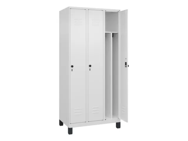 locker voor scheiding van kleding,HxBxD 1950x900x500mm,3vak