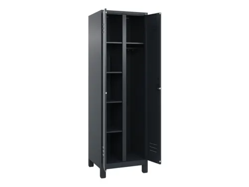 wasgoedverdeelkast,HxBxD 1950x600x500mm,vak B 300mm,cilinderslot