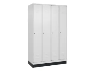 locker voor scheiding van kleding,HxBxD 1950x1200x500mm,4vak - 1