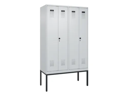 PBM-locker,HxBxD 2120x1200x500mm,4vak,vak B 300mm,draaigrendel