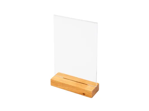 Houten Menuhouder T Tafeldisplay A5 Portret
