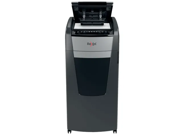 Optimum Auto+ 750M papiervernietiger microsnippers P5 zwart
