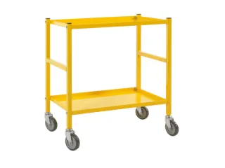 tafelwagen,draagverm. 150kg,2etage(s),laadvl. LxB 625x414mm - 1