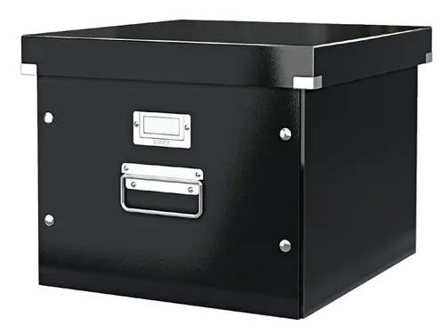 Hangmappenbox Click & Store 320x240x335mm Zwart A4 86% gerecycled kart