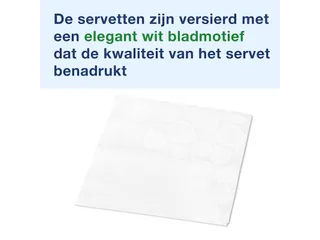 Tork 13671 XPressnap Servet Snack Extra Soft 2-Laags Wit 1/4 vouw - 7