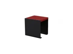 stoel,B 450mm,3latten,hout-zitting Mahonie,zitting H 450mm