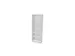 kantoorstelling,HxBxD 2225x800x445mm,Bl-wit