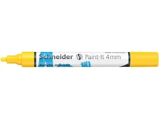 Acrylmarker Schneider Paint-It 320 4mm geel - 5