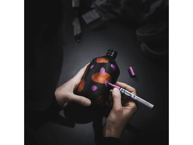 Metallic marker Schneider Paint-It 010 0.8mm rood metallic