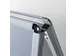 Chevalet de trottoir Modèle A Coins arrondis 25mm 70x100cm argent