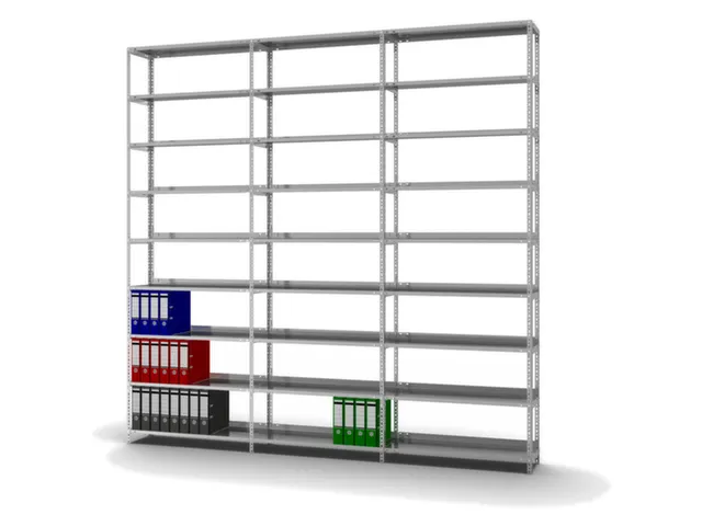 dossierstelling,grondveld,HxBxD 2900x1000x300mm,vaklast 60kg