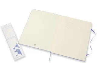 Notitieboek Moleskine XL 190x250mm blanco hard cover hydrangea blue - 6