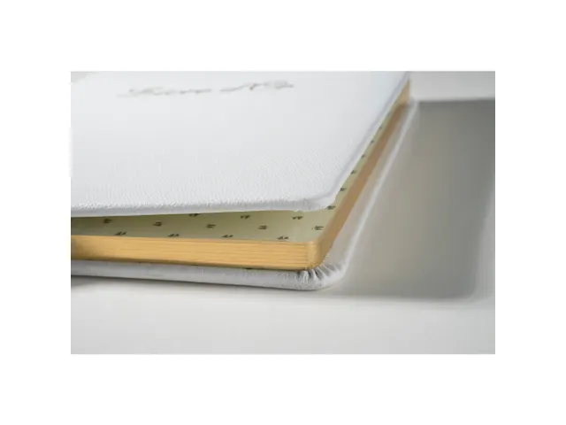 Gastenboek Alpille 2 6x22cm 140bl wit