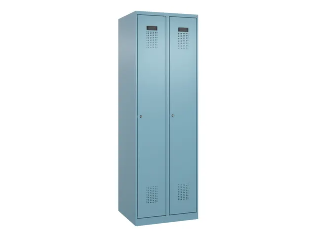locker voor scheiding van kleding,HxBxD 1850x600x500mm,2vak