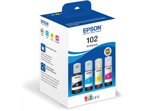 102 EcoTank 4-kleuren multipack (337 ml) 6000-7500 Pagina's