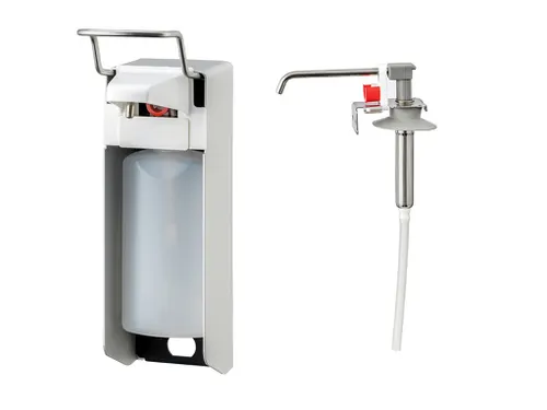 Zeep dispenser Desinfectiemiddeldispenser Beugel Aluminium 500ml