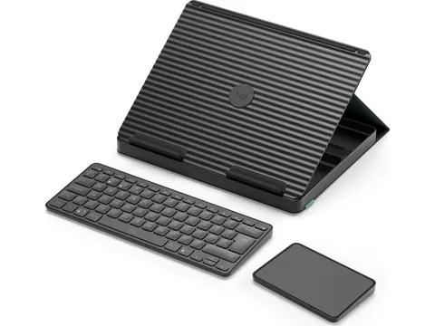 Logitech Casa Pop-Up Desk QWERTY Brits Engels Touchpad Schaar-toets