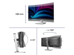 Philips 34B2U5900C Curved Business Monitor 34 inch WUHD