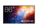 Optoma N3861K Flatscreen 86 Inch LED Wifi 450 cd/m² 4K Ultra HD Zwart