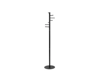 Kapstok MAUL Caurus staand 177cm 7 haken zwart RAL9004 - 1