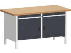 werkbank met opbergruimte,HxBxD 840x1500x750mm,beukenblad