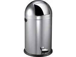 Afvalbak Kickcan metalen binnenbak 33 liter mat RVS
