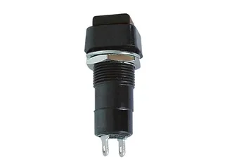 R18-23B Drukschakelaar Off-(On) Zwart 3A/125V - 1
