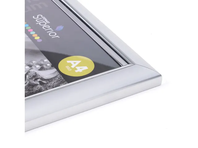 Cadre photo Seco A4 Argent Plexiglas