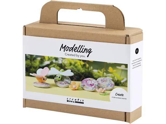 Hobbyset Creativ Company boetseren steen insect