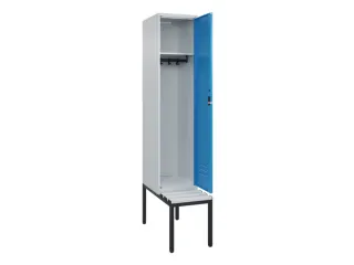 locker met bank,HxBxD 2120x400x815mm,1vak,vak B 400mm,cil.-slot - 2