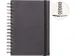 Notitieboek Quantore A5 spiraal tab zwart lijn