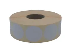 Etiket Rond Wit 35mm Op rol 2000 Stuks