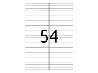 HERMA 10015 Verwijderbare etiketten A4 96x10mm Wit 1350 stuks - 2
