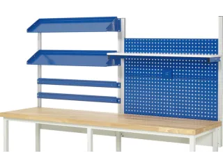 opbouwelement,v. werkbank,HxBxD 1130x2500x350mm,draagverm. 100kg,staal - 1