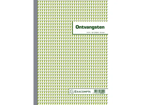 Kasboek Exacompta Manifold ontvangsten dupli 50vel NL