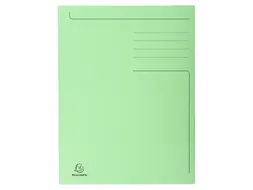 Dossiermap Exacompta Forever A4 3 kleppen 280gr groen